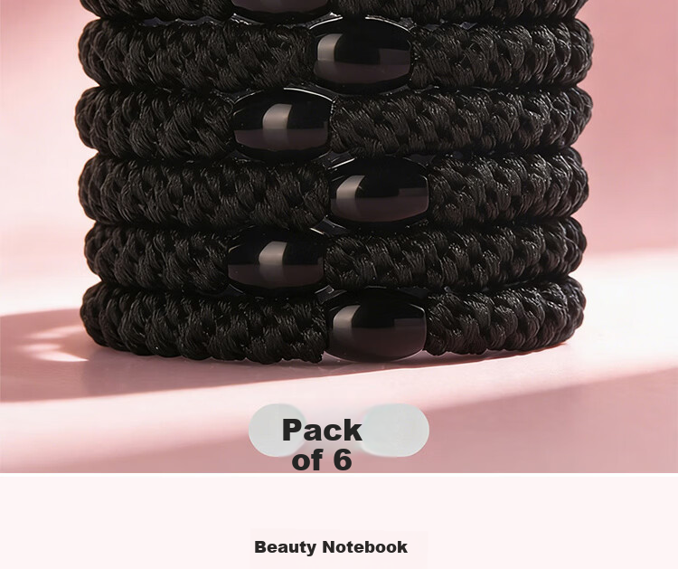 Beauty Note High Elastic Hair Tie for Women, Hair Band, No Hair Damage, Rubber Band, Student Hair Accessory for High Ponytail and Bun 3
