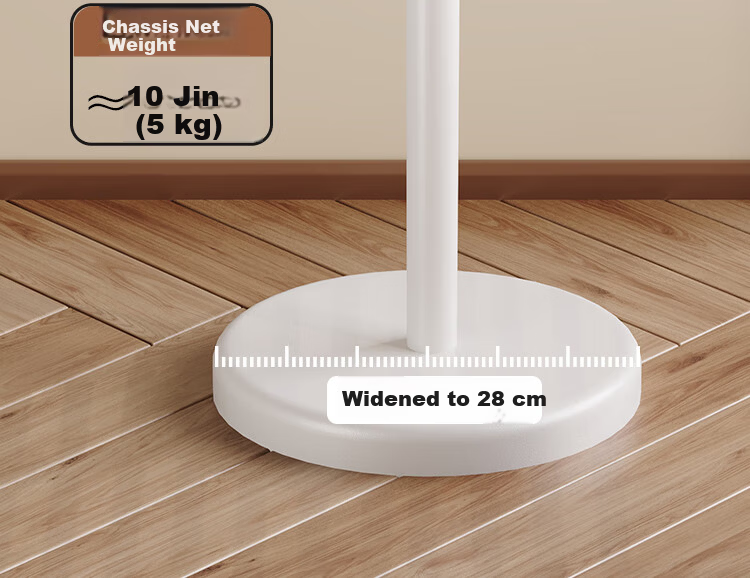 Yicai Nianhua European Style Floor Coat Rack Metal Standing Clothes Hanger Simple Corner Bag Hanger 5065-BK 15