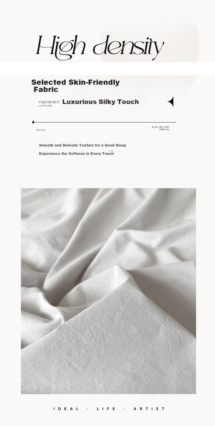 Nanjiren Class A Antibacterial Quilt Cover Single Piece Student Dormitory Single Quilt Cover 200*230cm Brushed Cotton Set for 1.5/1.8m Bed 3