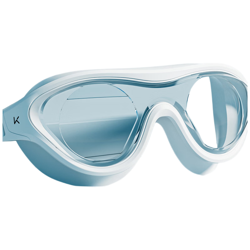 Keep Swimming Goggles HD Large Frame Waterproof Anti-Fog Prescription Swimming Glasses Unisex Professional Diving Purple Coated