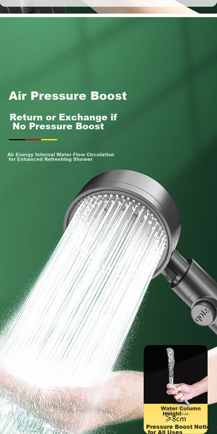 Del 28-Year Brand High-Pressure Shower Head Powerful Multi-Function Handheld Shower Y-817 2