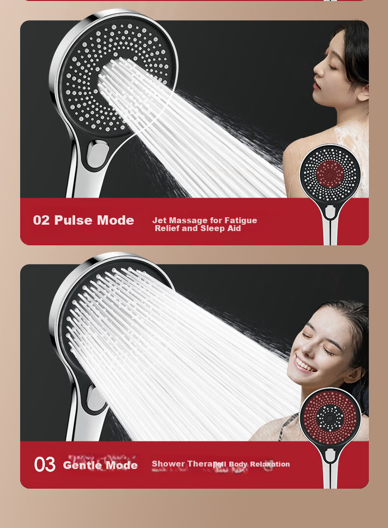 HOMK German Shower Faucet Mixer Valve Bathroom Hot and Cold Water Mixer Valve Bath Mixer Valve 9