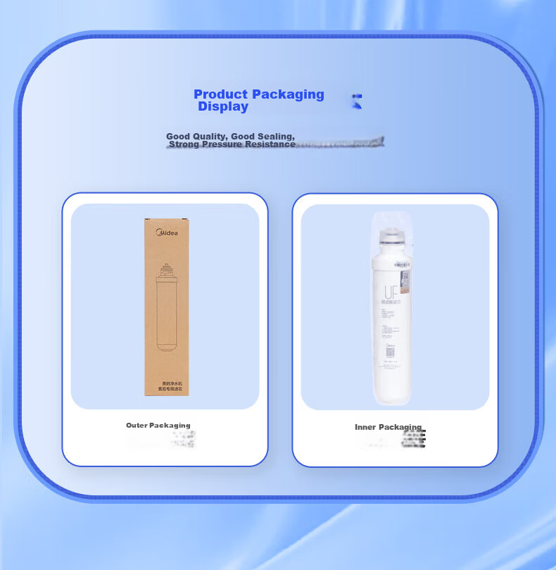 Midea Water Purifier Filter Cartridge - Compatible with MRO201-4, MRO201A-4, X400, X600, Dazhi F1 Series - PP Cotton Filter Cartridge 9