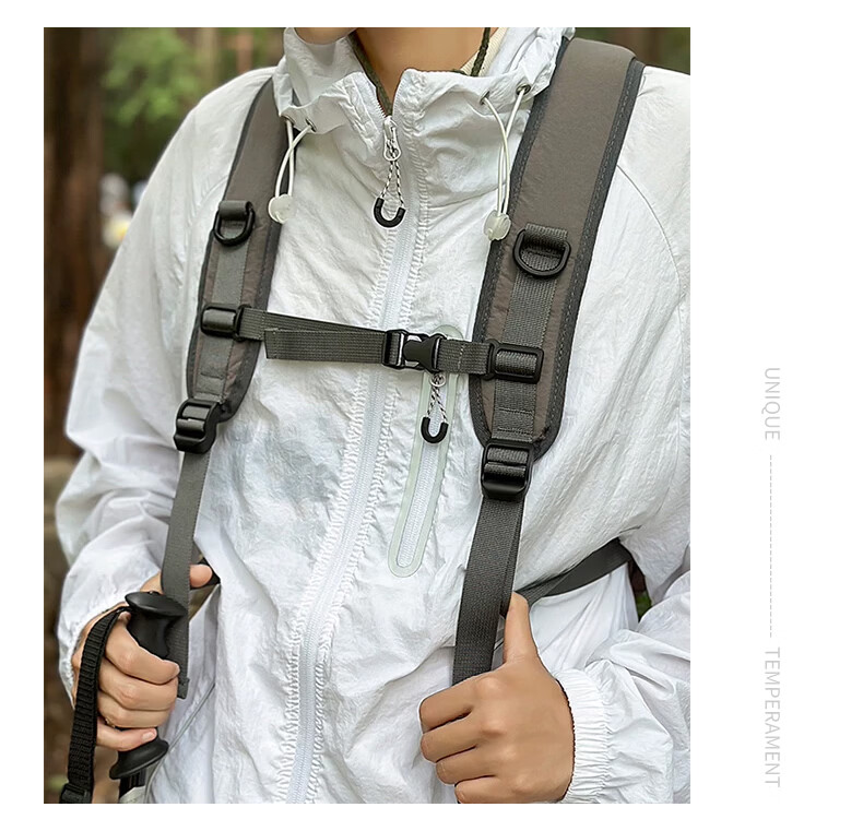 Siwangongli Foldable Backpack, Outdoor Hiking Sports Backpack, Running Trekking Lightweight Cross-Country Cycling Skin Bag 13
