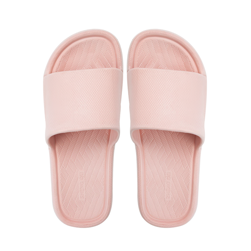 Limi Women's Bathroom Non-Slip Thin Sole Slippers Couple Home Summer Slippers Odorless Wearable Shrimp Pink