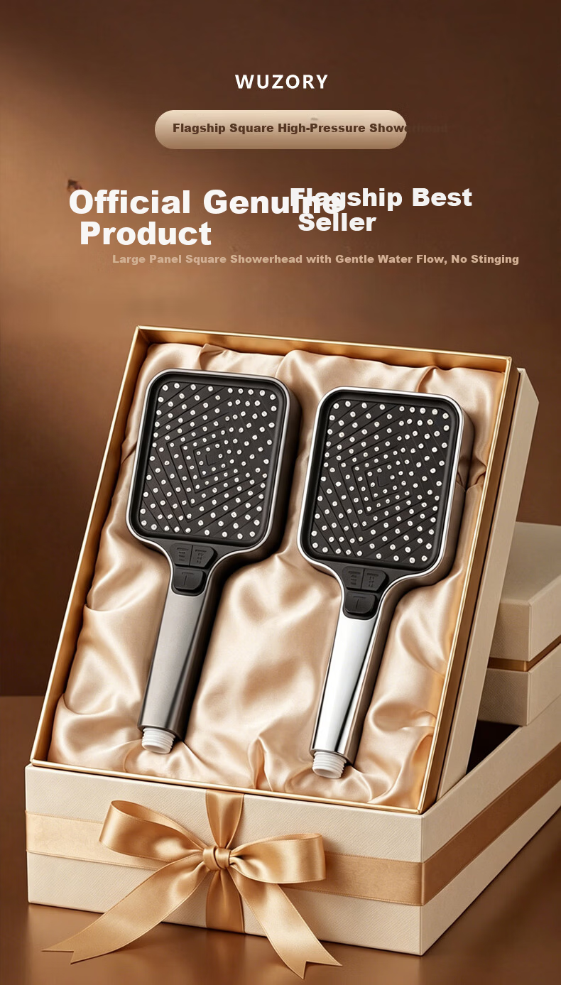 WUZORY [Germany] High-Pressure Shower Head Powerful Bathroom Multi-Function Handheld Shower Sprayer 1