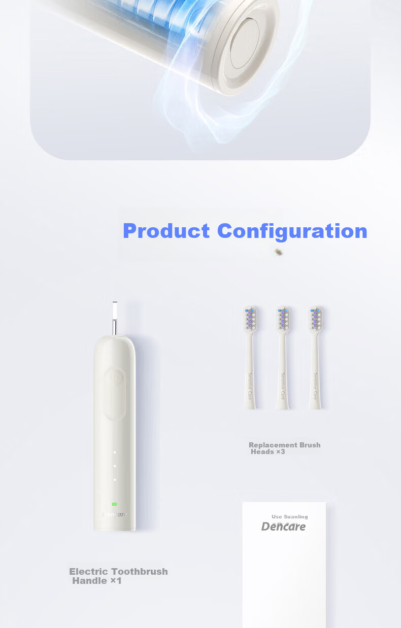 Leng Suan Ling [Wu Lei Recommended] S800 Sonic Vibration Electric Toothbrush Adult/Student Birthday Gift Couple Gift for Him/Her 23