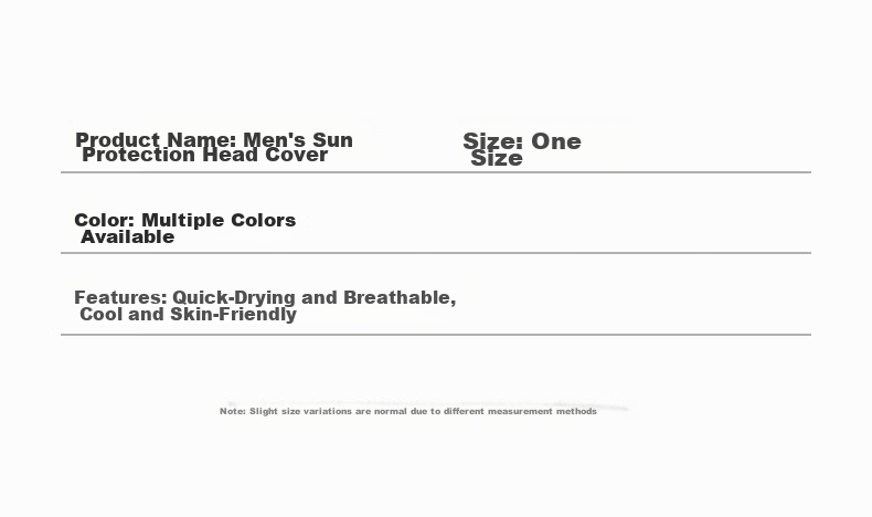 Yuzhaolin Men's Summer Sunscreen Face Mask Full Face Coverage Lightweight Breathable Outdoor Cycling Sun Protection Headwear Classic Black 4