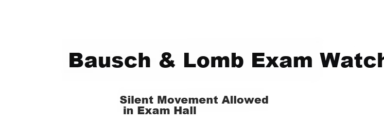 Bausch & Lomb Silent Quartz Exam Watch for Girls High School Students Fashionable Gift 2