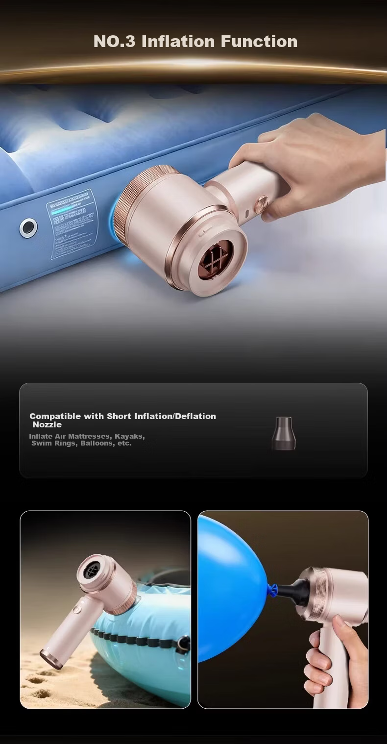 HELLOLEIBOO Car Vacuum Cleaner Wireless Handheld Rechargeable Dual-Use High-Power Strong Suction 2026 New Model 10