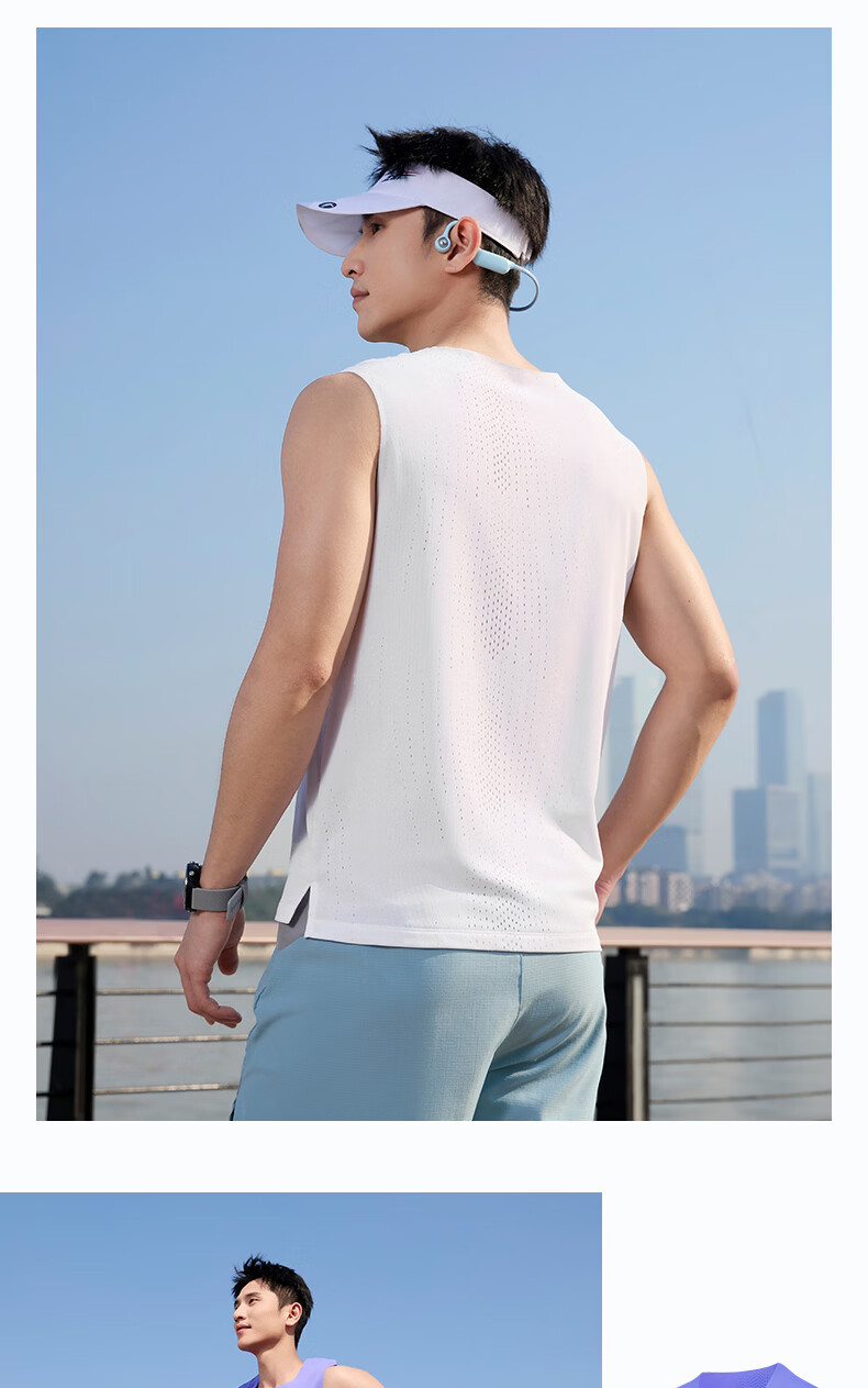 Jordan Feiying PB Men's Sports Vest 2026 New Wide Shoulder Marathon Running Shirt Moisture-Wicking Quick-Dry Sleeveless T-Shirt 13