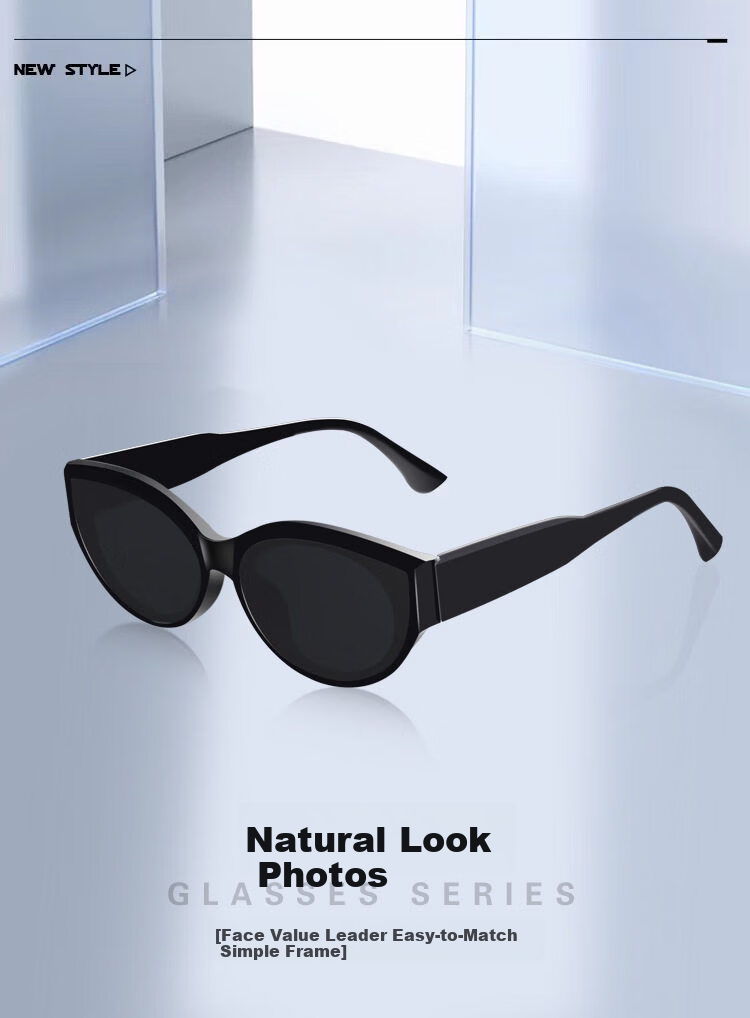 Hieyes Cat Eye Sunglasses for Women, Square Face, High-End UV Protection, Polarized HD Sunglasses 3