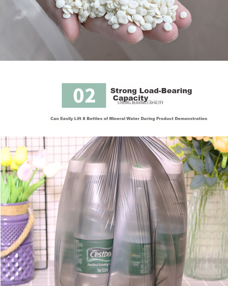 Bingyu BYyc-357 Fully Biodegradable Trash Bags Garbage Cleaning Bags Eco-friendly Plastic Bags Light Green 8L (40*38cm) 50pcs 4