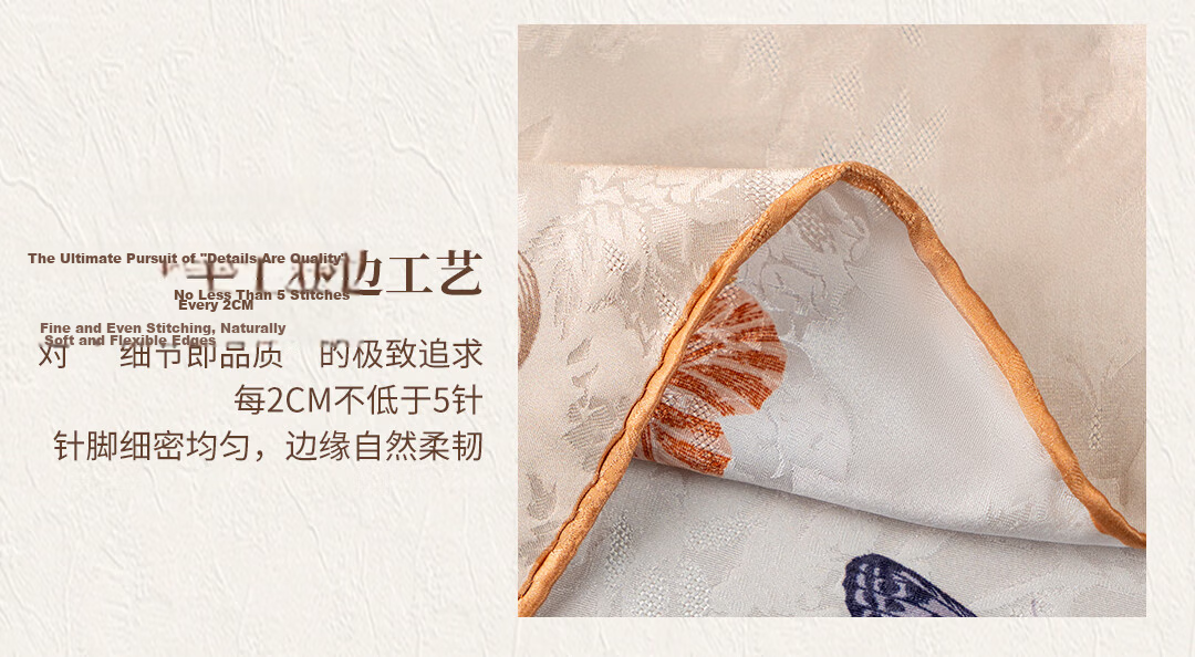 Shanghai Story 100% Mulberry Silk Double-Sided Printed Square Scarf Breathable Women's Gift for Mom Birthday Gift for Girlfriend 16