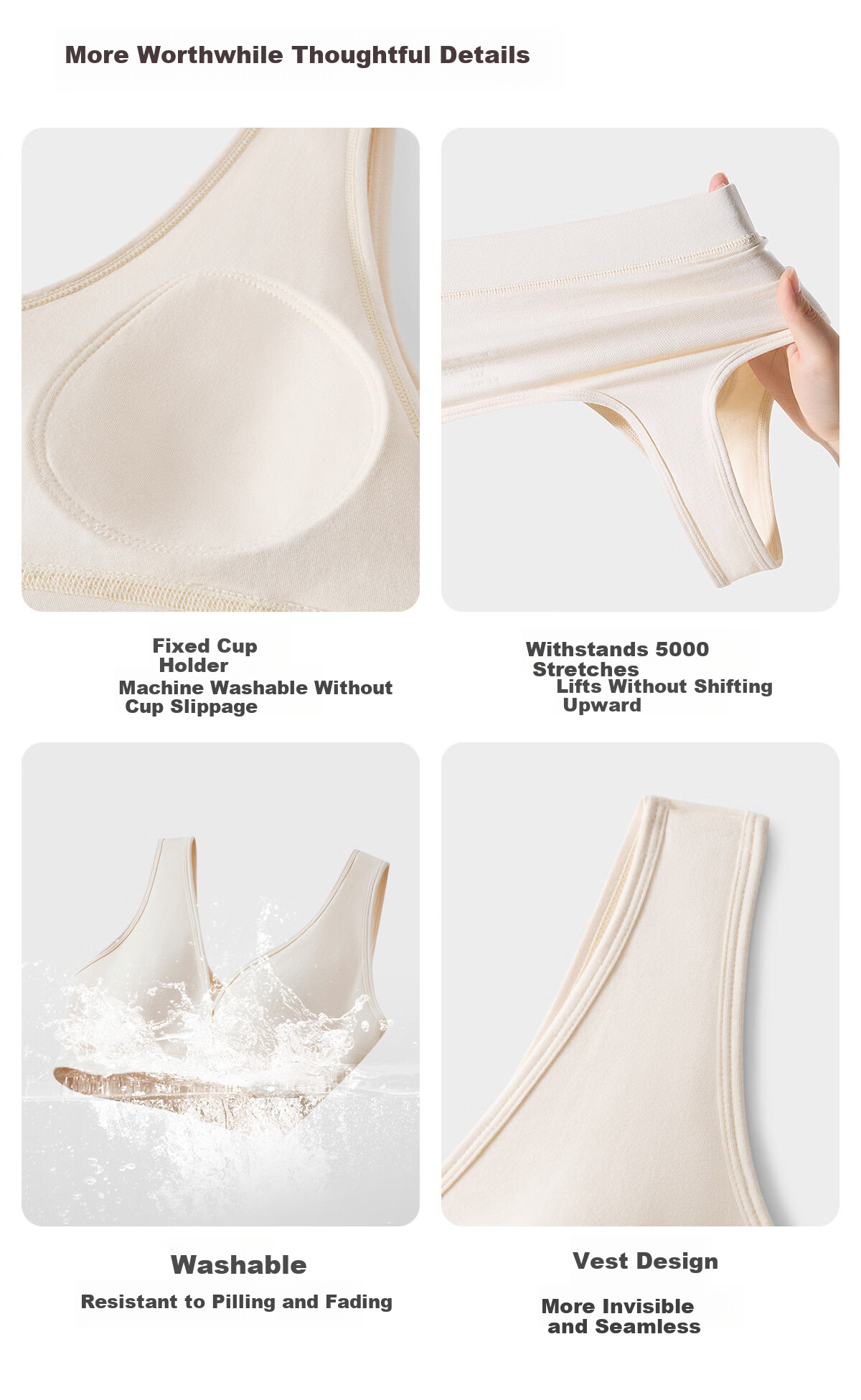 JOYNCLEON Deep Sleep PRO2.0 Nursing Bra Postpartum Maternity Wireless Bra 2-Pack jwx198126 18