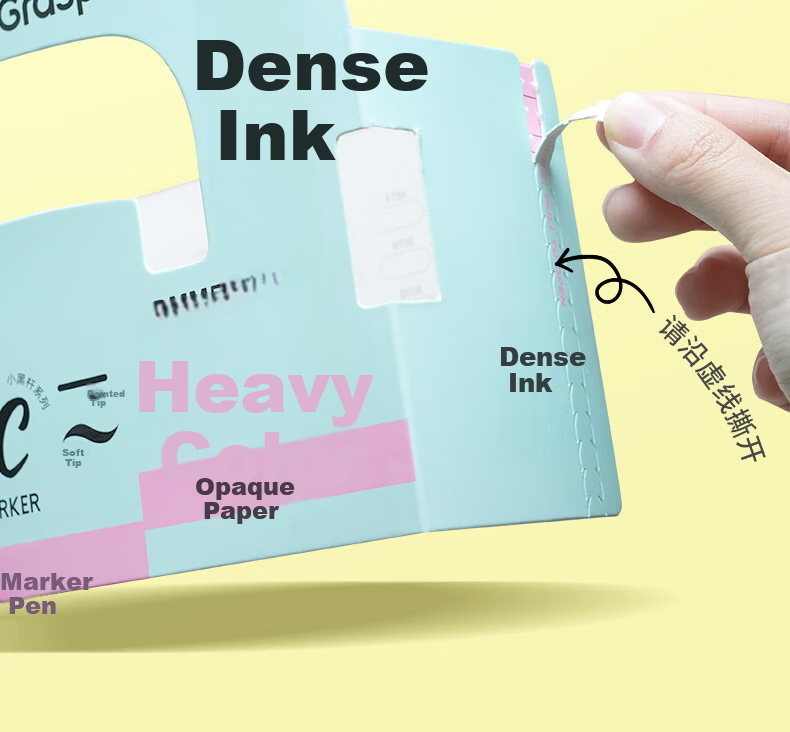 Dual-Head Acrylic Marker 60 Colors Ink Control Extended Double Tube Watercolor Pen Layering Drawing Essential for Students Outdoor Sketching Children's Day Gift 7