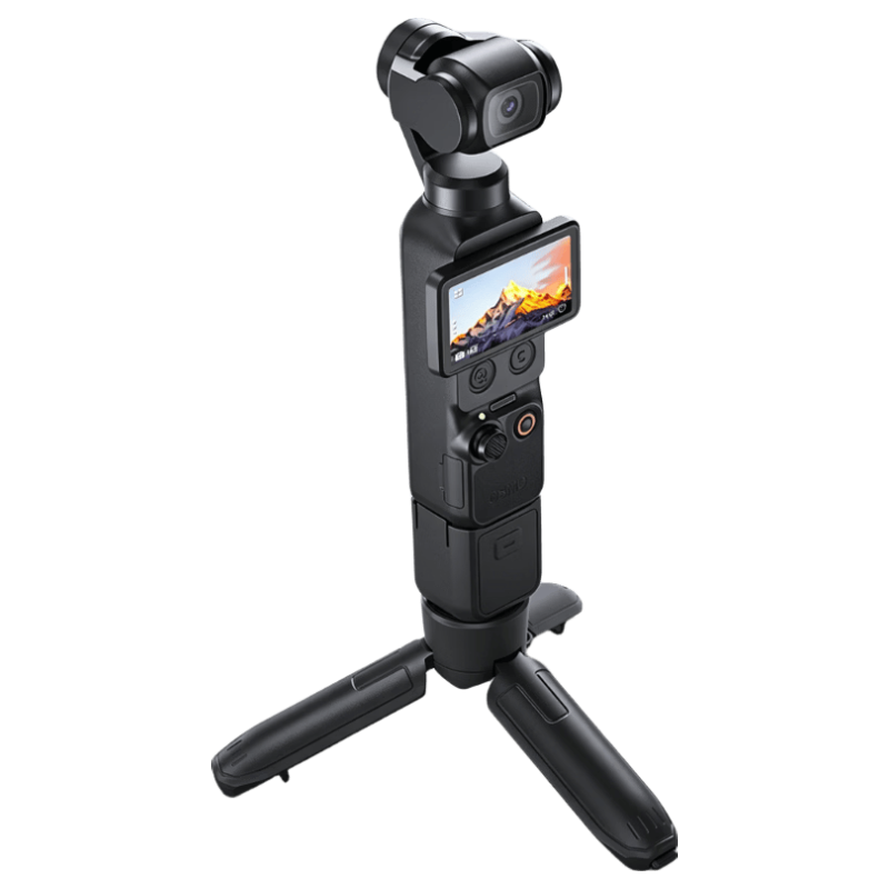 Shili Fan Tripod for DJI Pocket 4 Pro/3 with Quick-Release Magnetic Mount, One-Click Open Handheld Selfie Stick for Sports Camera Accessories