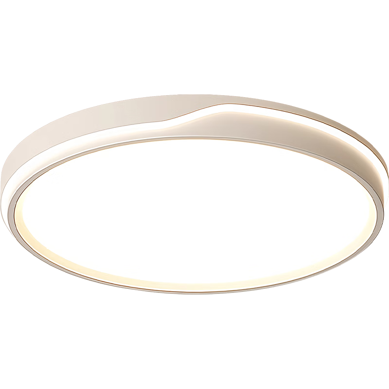 AOC Eye-Care Bedroom Ceiling Light with Pure LED Beads, Three-Color Emission for Bedroom, Living Room, Kitchen, Includes Installation