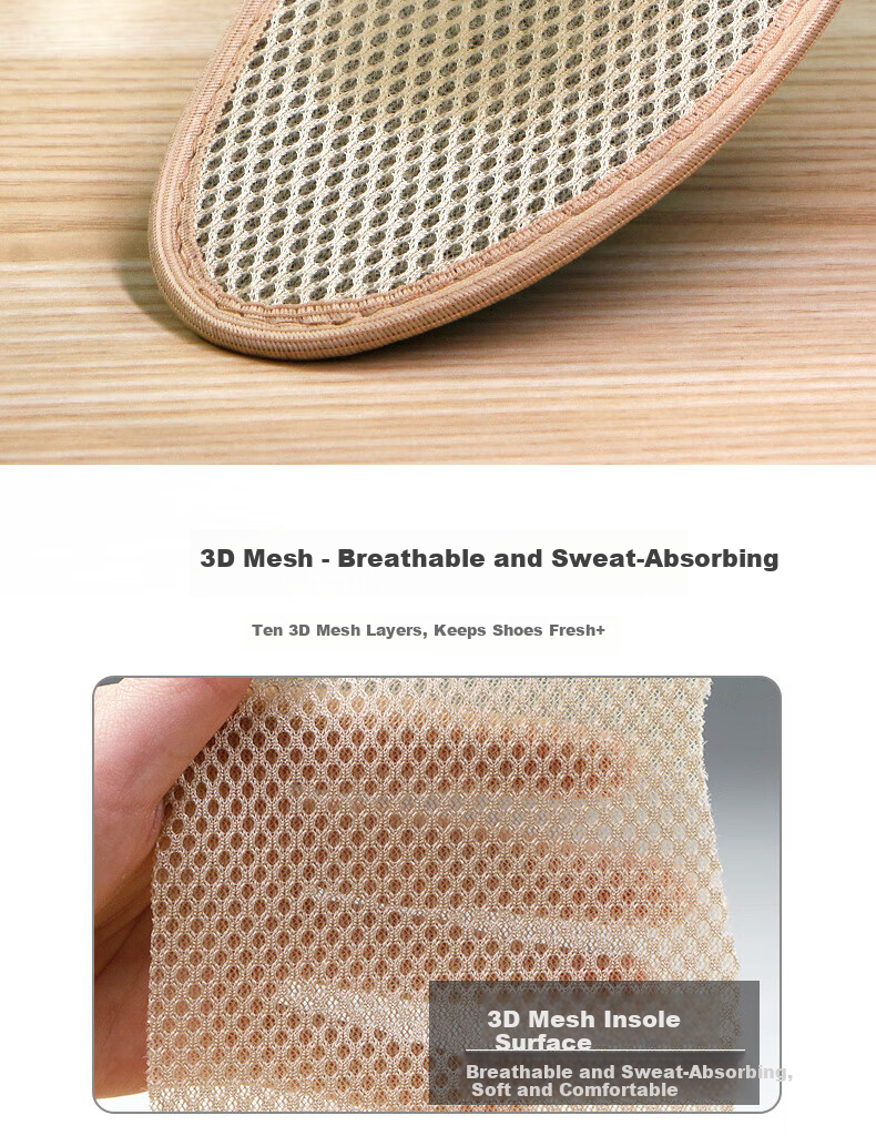 Zusheng 5 Pairs Bamboo Charcoal Insoles Men Odor-Resistant Breathable Sweat-Absorbing Deodorizing Military Training Women Sports Leather Disposable Insoles 8