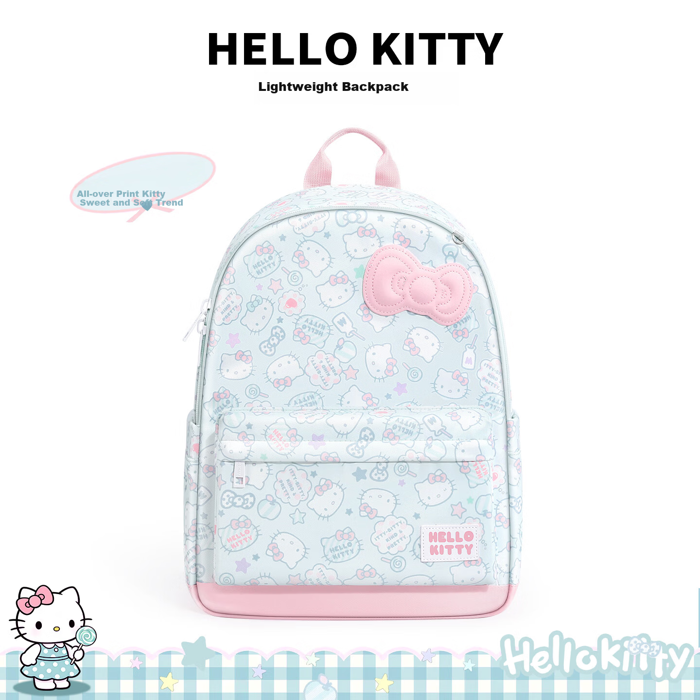 Hello Kitty Backpack for Middle and High School Students 2026 New Stylish Unique High-Value Girls Lightweight Large Capacity Shoulder Bag
