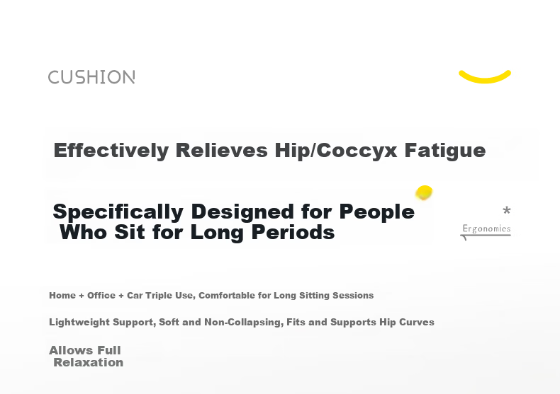 Zhiguozhe Hemorrhoid Cushion Hollow Post-Anal Fistula Surgery Special Perianal Abscess Coccyx Decompression Long Sitting Pain Relief Anti-Bedsore Cushion 15