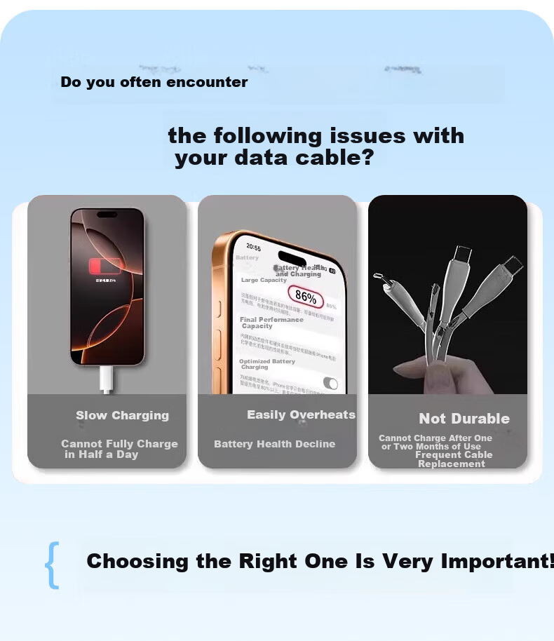 Aomake PD Fast Charging 30W/27W Apple Data Cable Type-C Charger Cable for iPhone 13/14/12 Pro Max/11/XP/8 Smartphones and Tablets 1