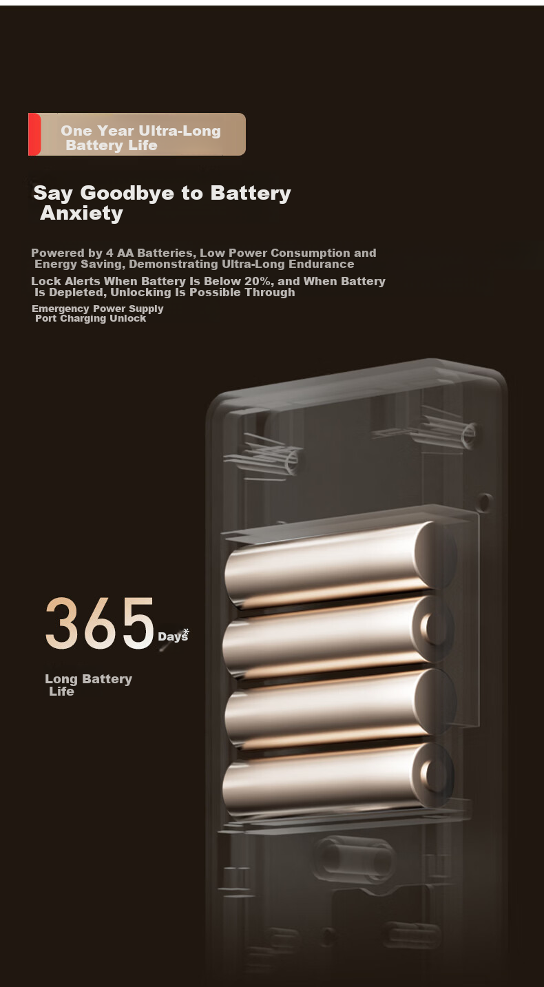 Longting Deschmann Smart Door Lock Fingerprint Password T3 (9% Off in Jiadichao Head Live Room) 14