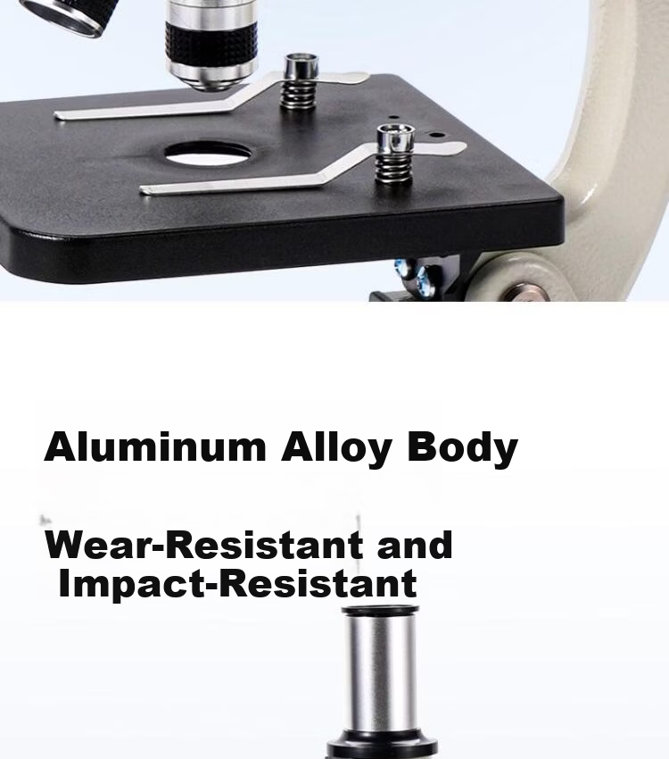 Deli Biological Microscope, Elementary School Science Experiment Textbook Style, 640X Children's Toy Gift 24