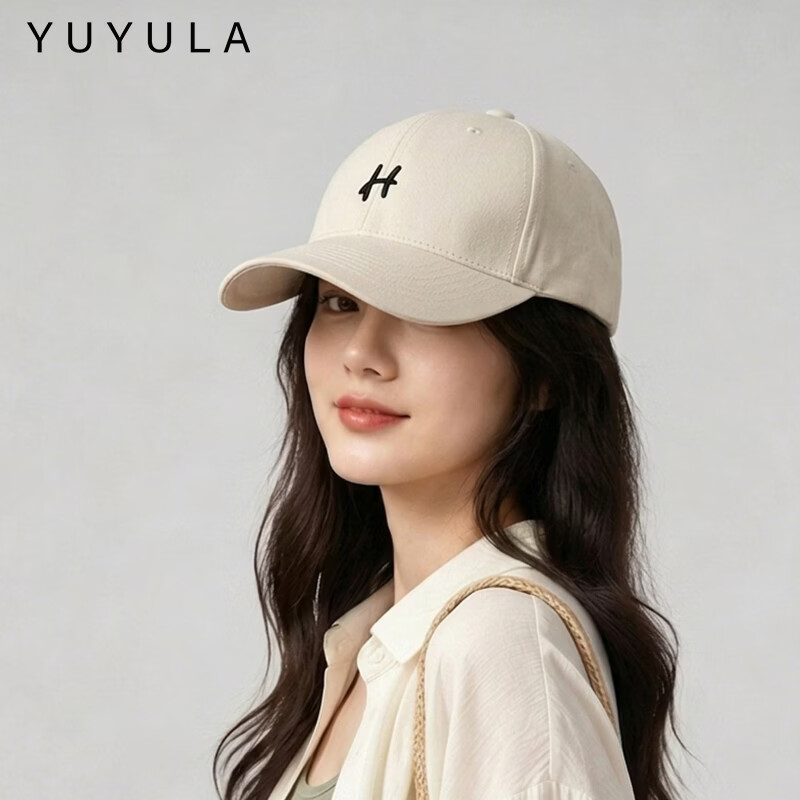 YUYULA Women's 2026 New Baseball Cap Casual Duckbill Hat Large Head Circumference Slimming Sunshade Sun Hat