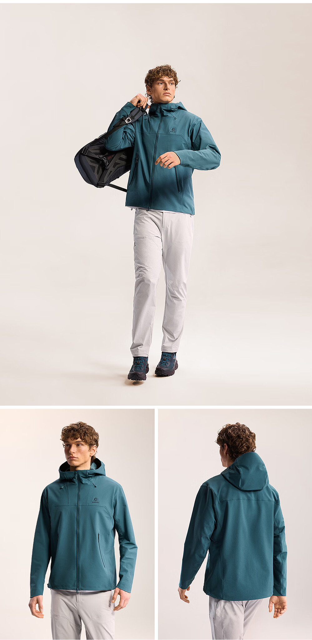 KAILAS Women's M8 Softshell Jacket CORDURA Abrasion-Resistant Breathable Outdoor Hiking Windproof Water-Repellent Spring Summer 19
