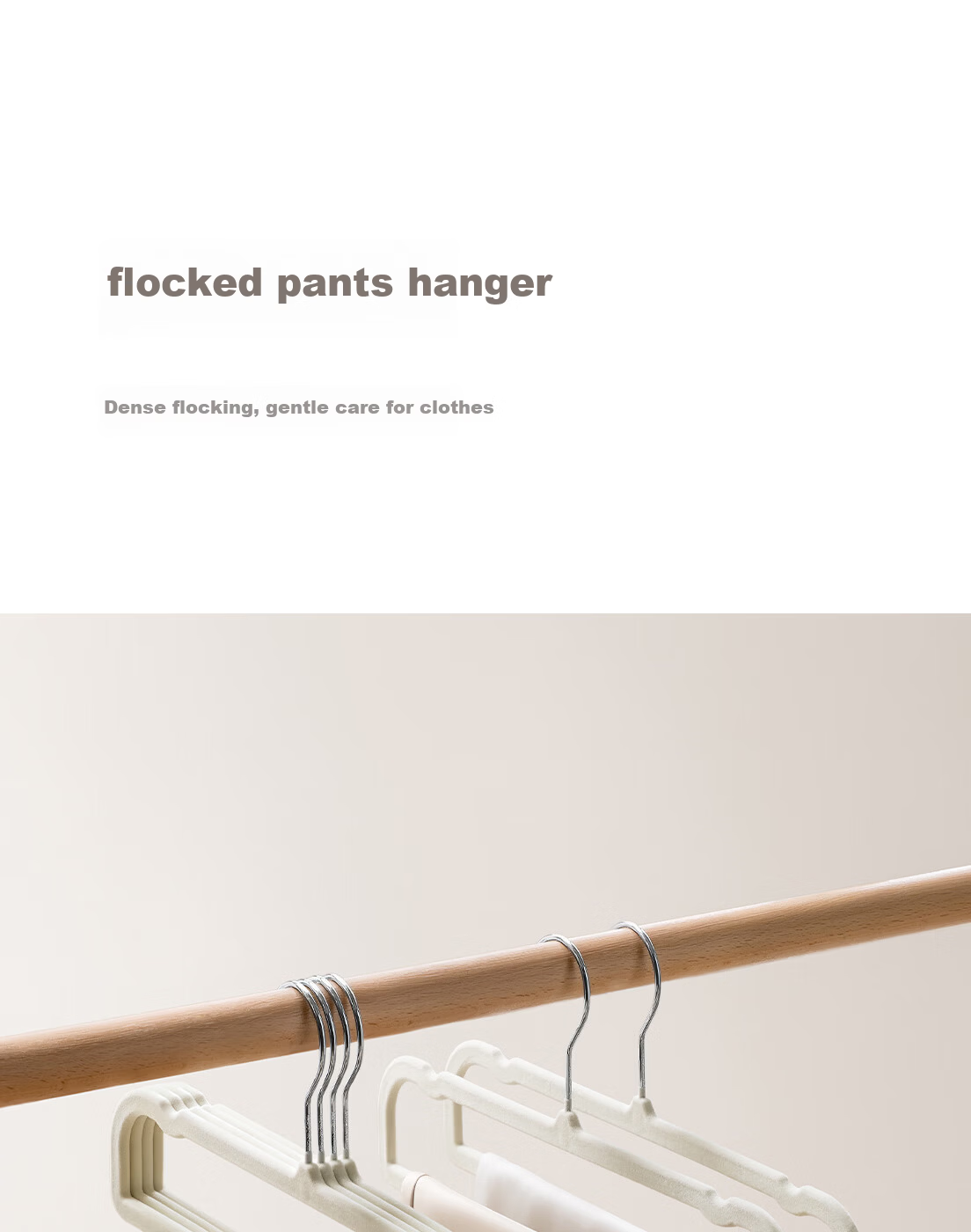 Lazy Corner Ultra-Thin Non-Slip No-Marking Clothes Hangers, Thickened Large Adult Balcony Clothes Hangers, 10 Pieces 1