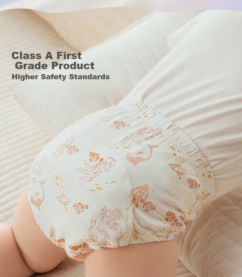 October Crystals Toilet Training Pants Unisex Baby Breathable Diaper Pants Washable Potty Training Underwear Toddler Pull-Ups 22