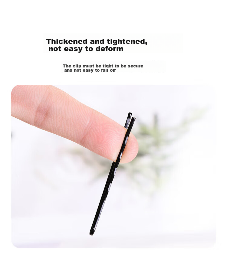 MEIFUYU Hair Clips Set 150 Pieces (Straight Clips + Wavy Clips + U-Shaped Clips) for Updos, Bangs, and Hair Sectioning WH7209 5