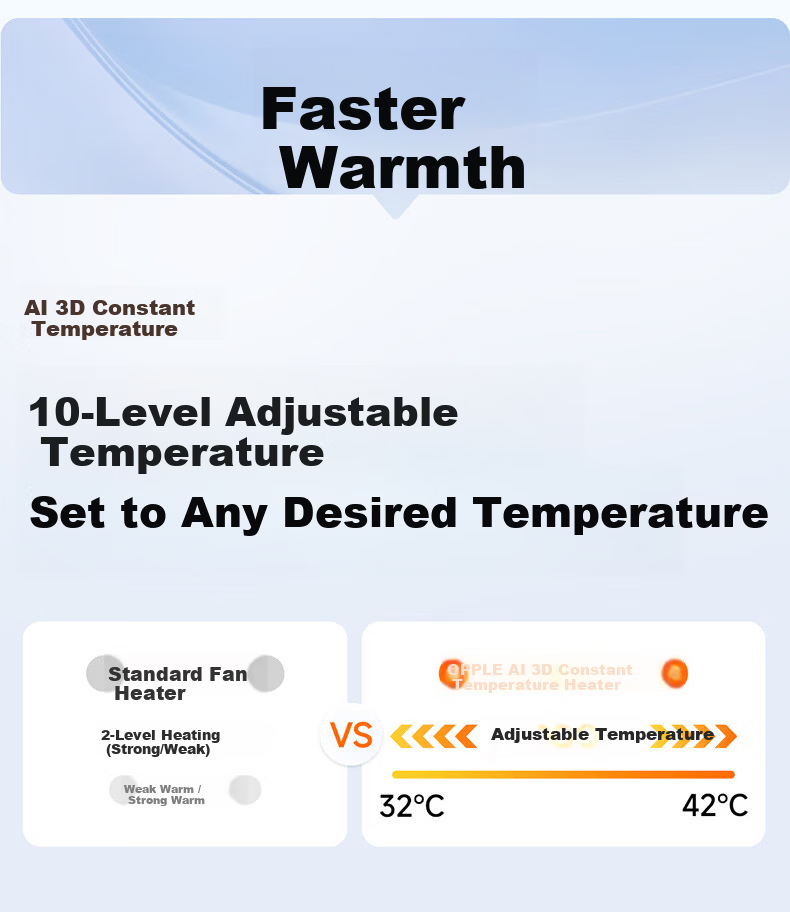 OPPLE Lighting Jing Series AI Human Sensor Smart Bathroom Heater Constant Temperature Sterilization Warm Air Jingzhi 9