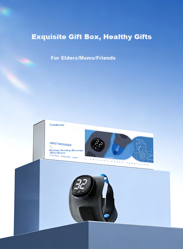 Keliang Hand Massager Wrist Massager Carpal Tunnel Syndrome Brace Pulse Heat Therapy Mother's Birthday Gift Girlfriend Gift Year of the Horse Limited Edition Gift Box [Price Guarantee 618] 11