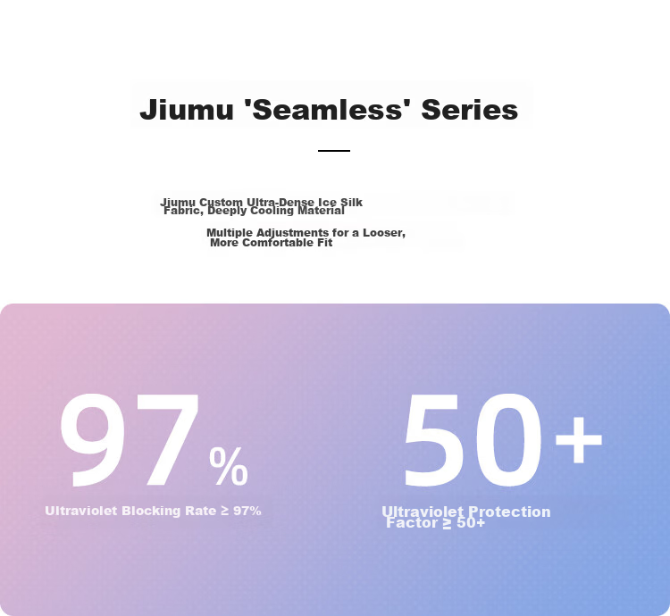 JIUMU Ice Silk Sun Protection Sleeves for Women, Summer Cooling UV Protection Arm Sleeves for Driving and Cycling 2