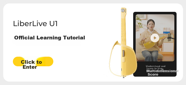 LIBERLIVE U1 [Price Match 618] Electric Guitar with Smart Auto-Tune, Portable, Beginner-Friendly Acoustic Guitar, Light Gree 2