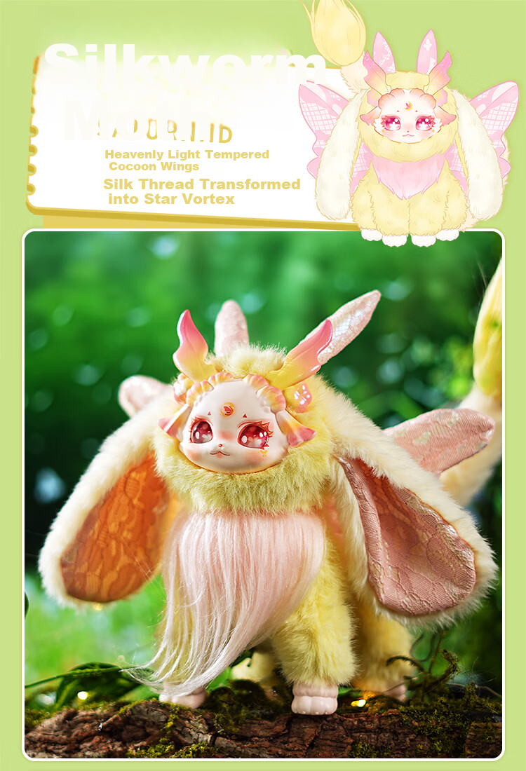 MAYTREE Trendy Blind Box Figurine PVC Plush Doll Toy Children's Day Birthday Gift for Girls 19