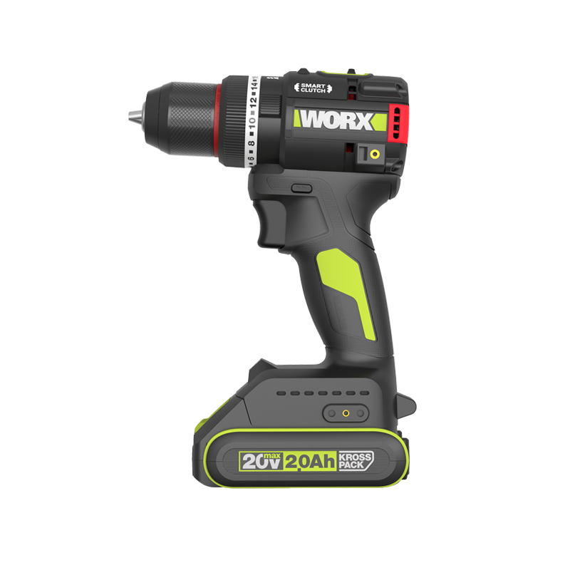 Worx 20V 60N Brushless Impact Drill WU176T.1 (Single Battery) Electric Hand Drill for Home Use Wall Drilling with Beep Version