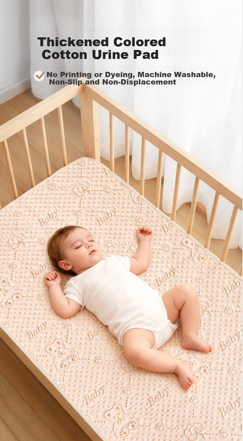Ipoosi Baby Waterproof Washable Breathable Large Size Bed Sheet Mattress Protector Pad Leakproof Mattress Pad 1