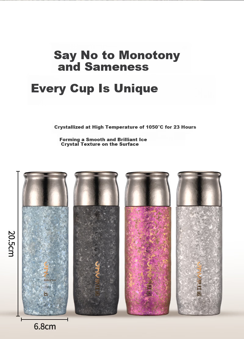 JHY Pure Titanium Insulated Magnetic Double-Layer Titanium Cup Tea Separation Stewing Tea Brewing Water Cup Business Office Mug 9