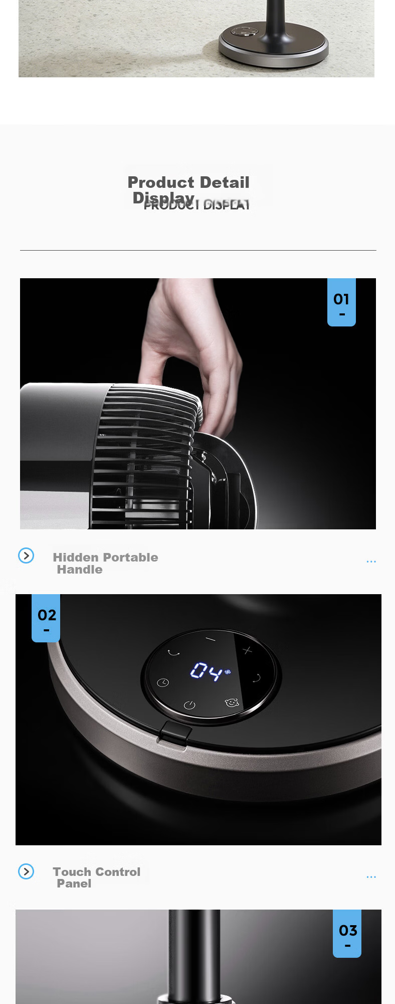 AIRMATE [Flagship Black Swan] 3D Auto Oscillating Air Circulation Fan Home Quiet Bedroom Energy Efficient DC Inverter Floor Fan FA23-RD33 7