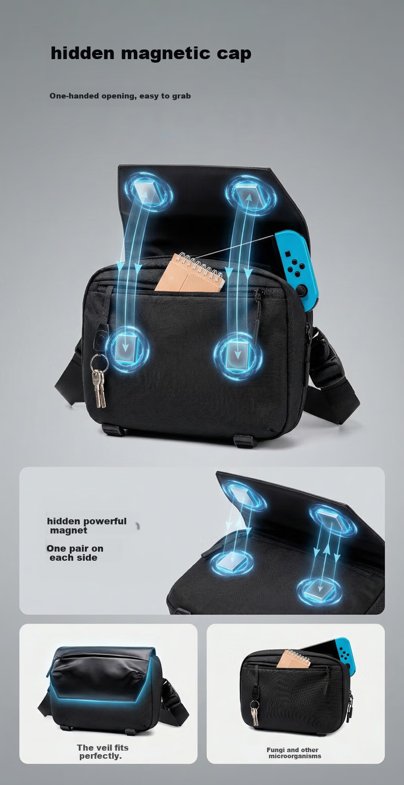 JD Jingzao Explorer Pro Crossbody Chest Bag Waist Bag Shoulder Bag for Men and Women Tablet Switch Portable Messenger Bag 8