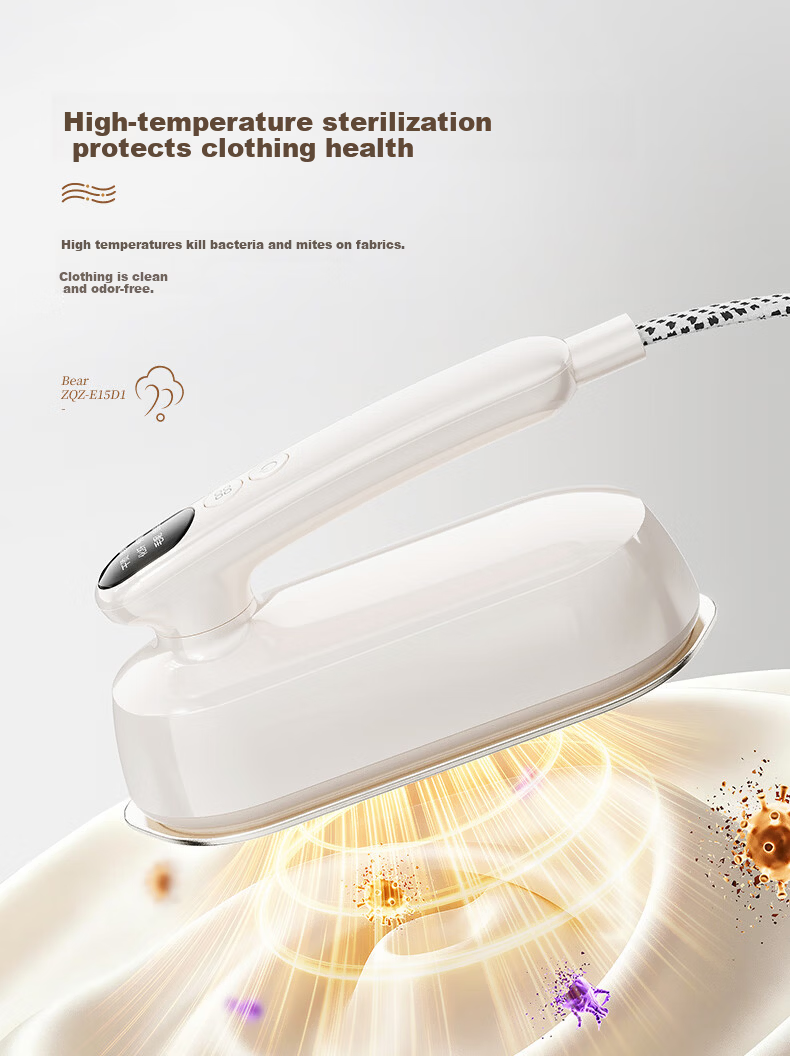 Bear Titanium Hanging Garment Steamer Handheld Portable Desktop Steamer 90g/min High Steam Electric Iron 2026 New Model ZQZ-E15D1 11