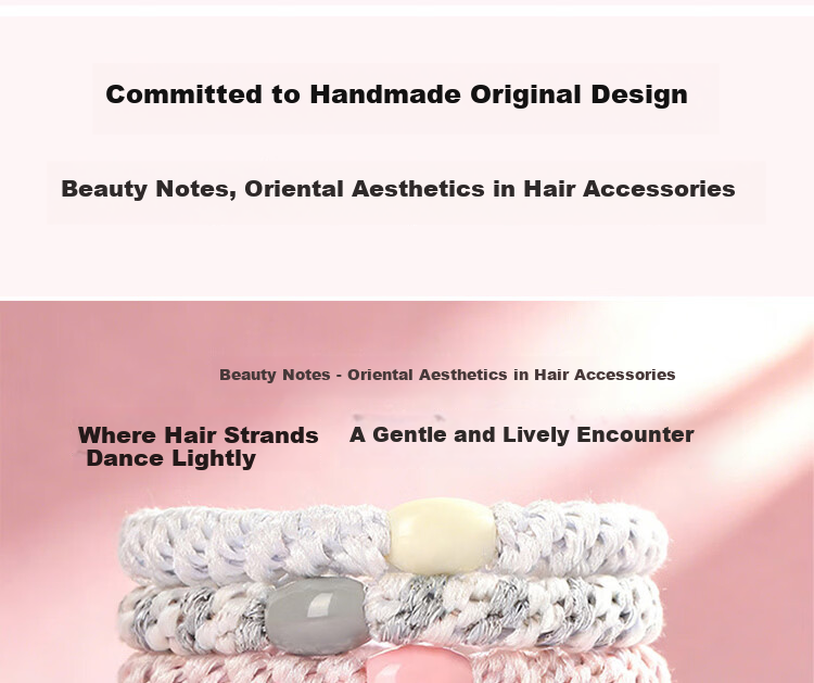 Beauty Note High Elastic Hair Tie for Women, Hair Band, No Hair Damage, Rubber Band, Student Hair Accessory for High Ponytail and Bun 1