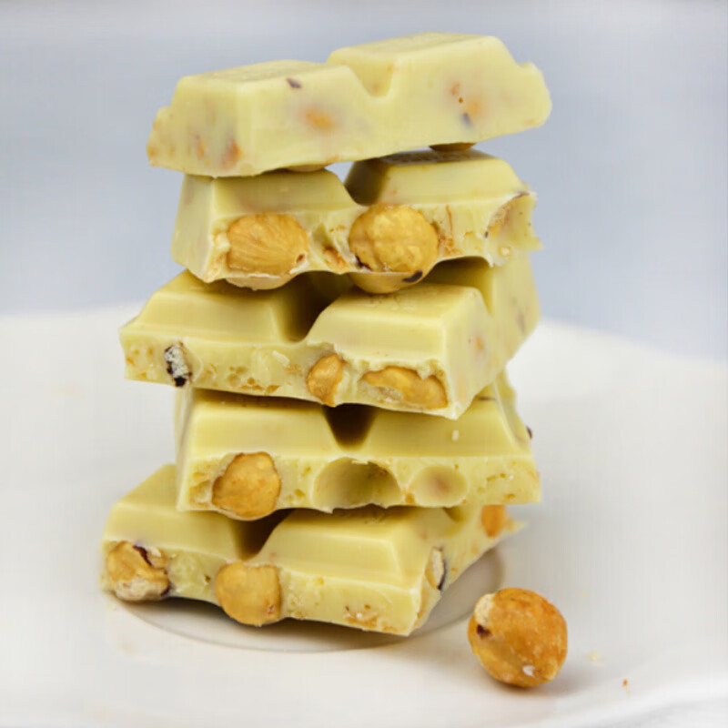 瑞特滋（RITTER SPORT）全榛子白巧克力 100g 休闲零食糖果节日礼物送男女友德国原产