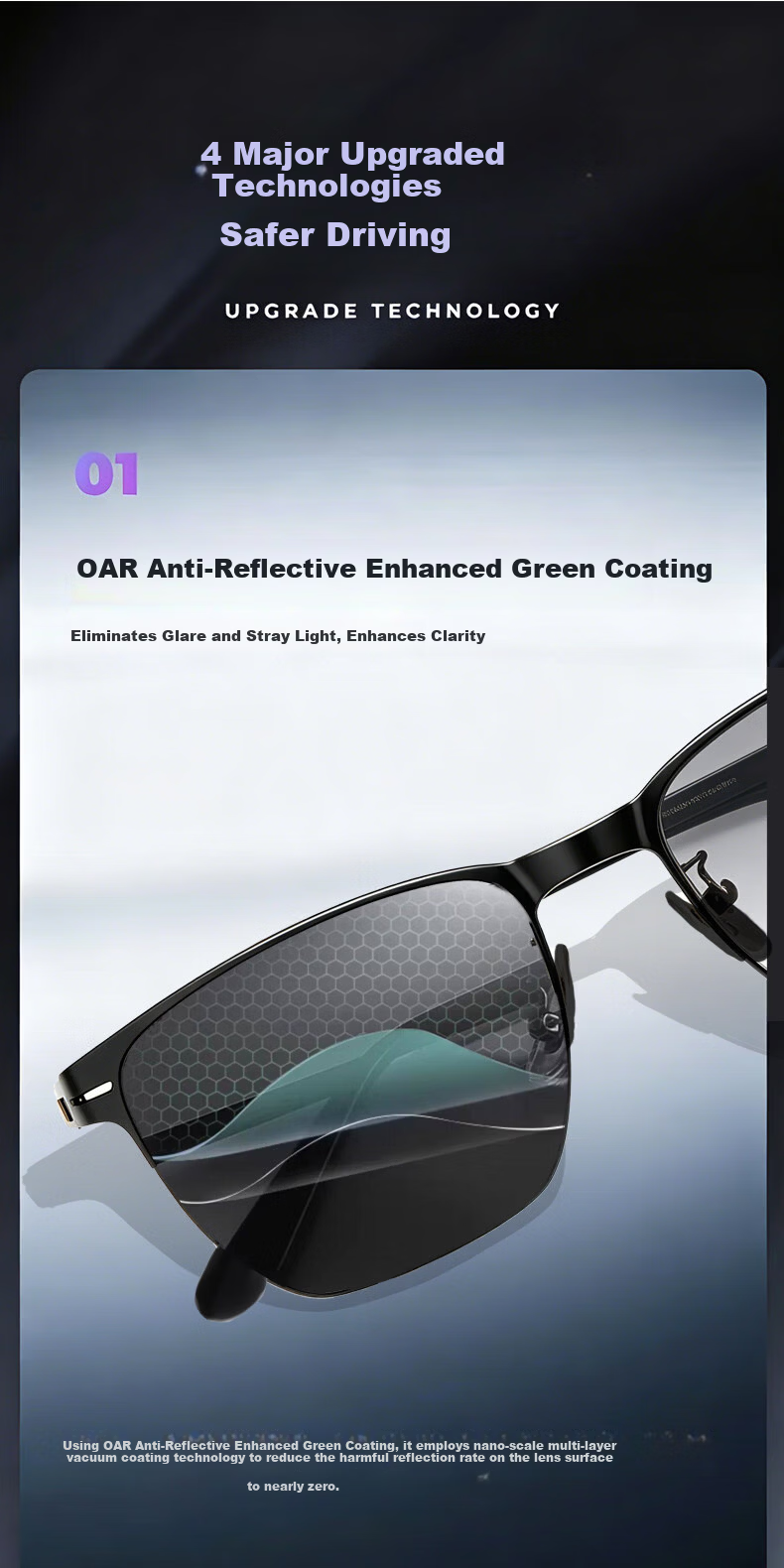 SsonTvte Day and Night Dual-Use Color-Changing Anti-Glare Night Vision Polarized Driving Sunglasses 8