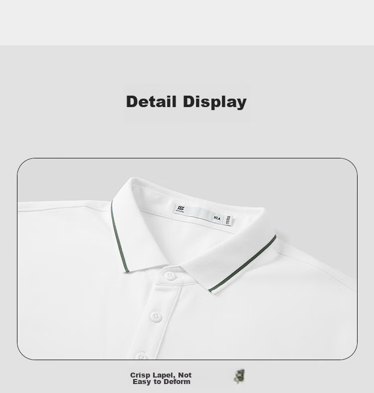 HLAHLA Men's Short Sleeve Polo Shirt Summer 2026 Sports Tee Father's Day Gift 10