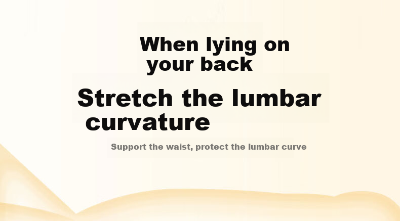 Zhunhang Lumbar Support Pillow Waist Cushion Sleeping Bed Lumbar Pad Maternity Lumbar Disc Herniation Flat Back Support 12