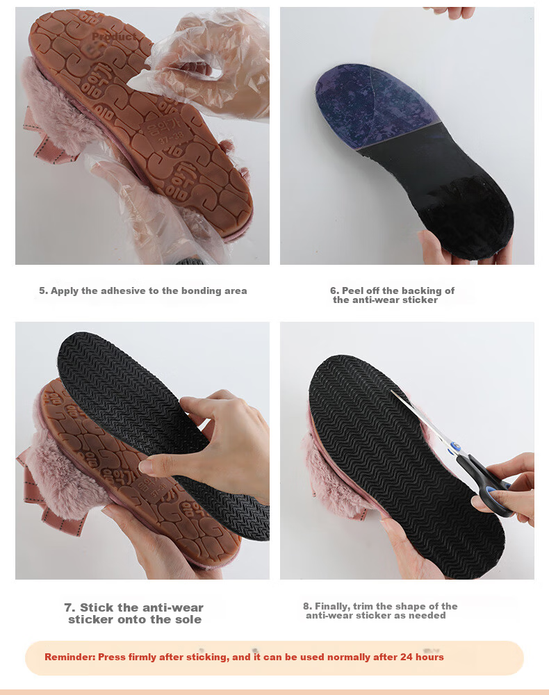 FOOTOPPO Rubber Sole Anti-Slip Patch Shoe Anti-Wear Protector High Heel Sole Sticker Sports Shoe Durable Insole Patch for Men 12
